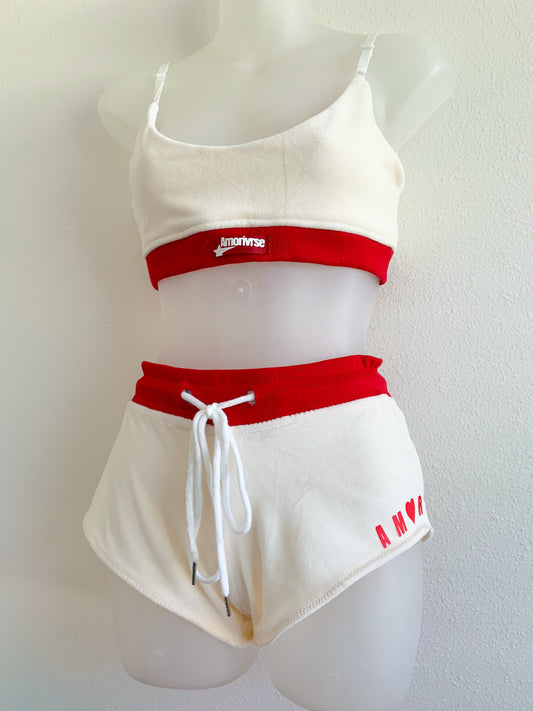 Cherry cheesecake shorts